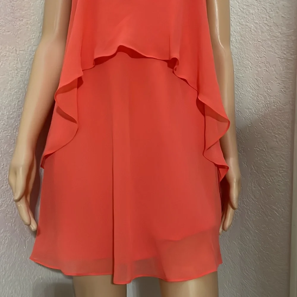 Lauren Ralph Lauren Petite Layered Georgette Dress - Picture 5 of 9